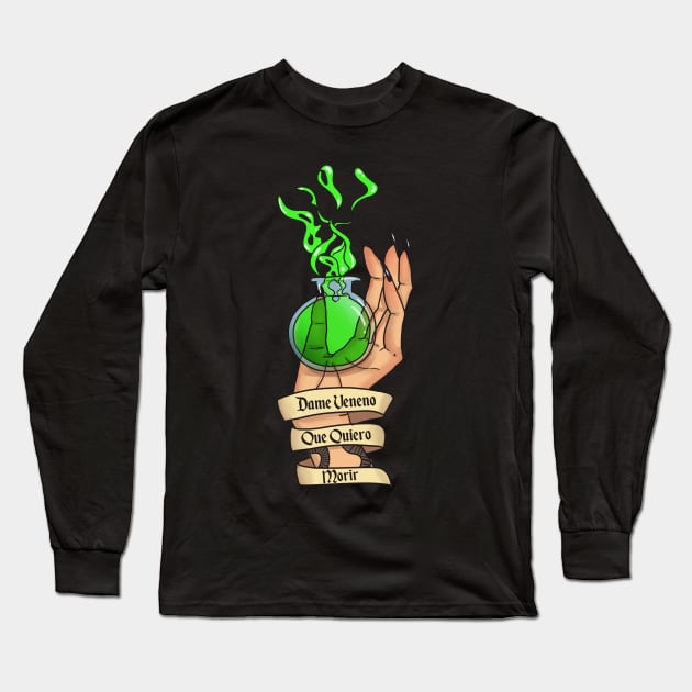 Dame Veneno Long Sleeve T-Shirt by TeeAgromenaguer